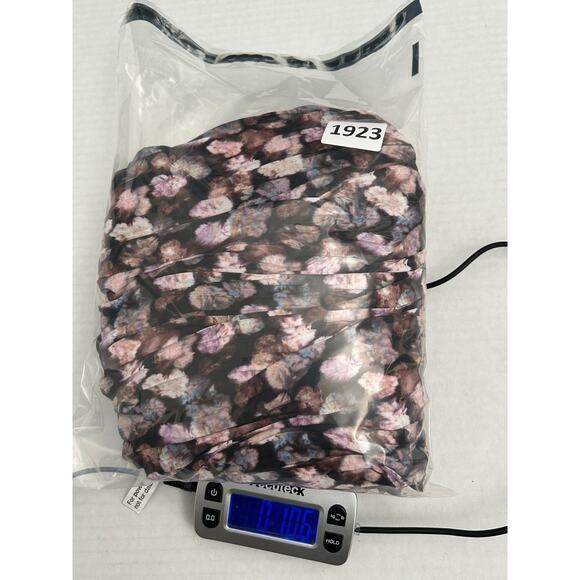 VINCE Micro Painted Floral Twist Drape Midi Dress Womens Size 10 Pleated A-Line - Picture 10 of 10